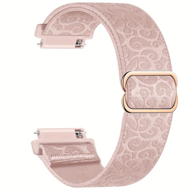 TEMU Nylon Woven Sports Watch Band With Wave Pattern Suitable For Watches