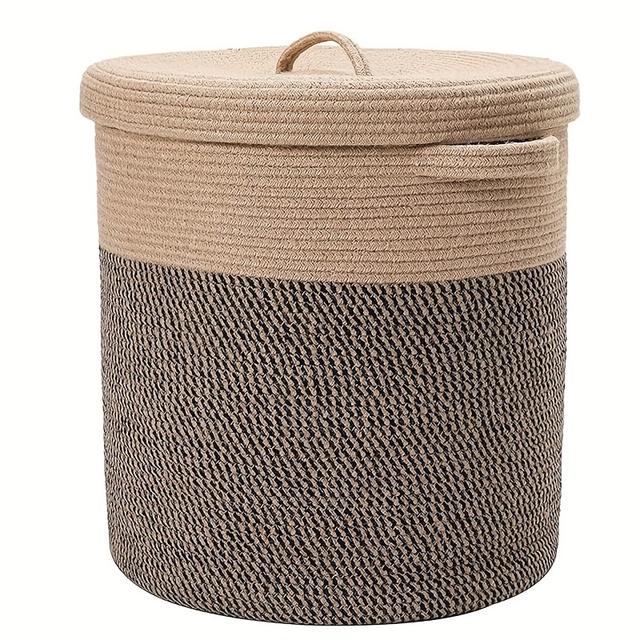 TEMU Extra-large Storage Bin For Organizing, Laundry Collection, Clothing Organization, Multifunctional Storage, Large Bin With A Lid, Laundry Baskets