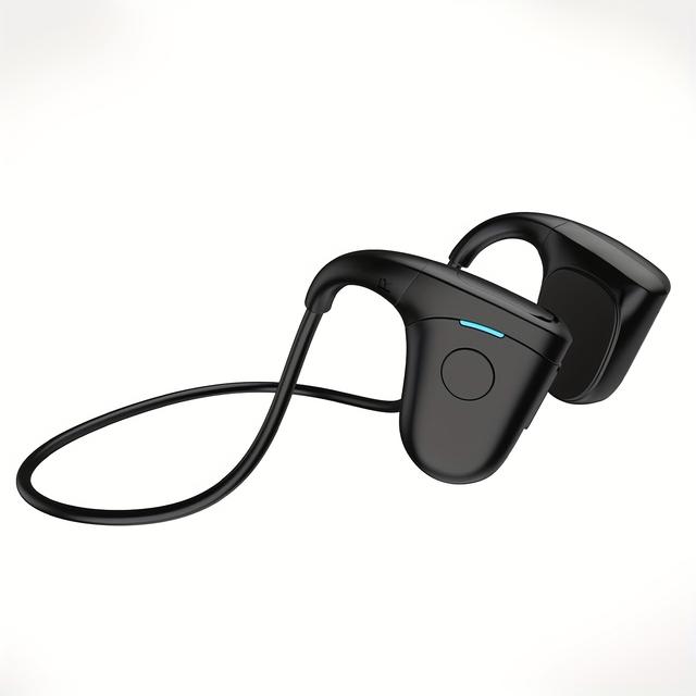 TEMU Bone Conduction Wireless Headphones, Open-ear Design, Ideal For Jogging And Cycling