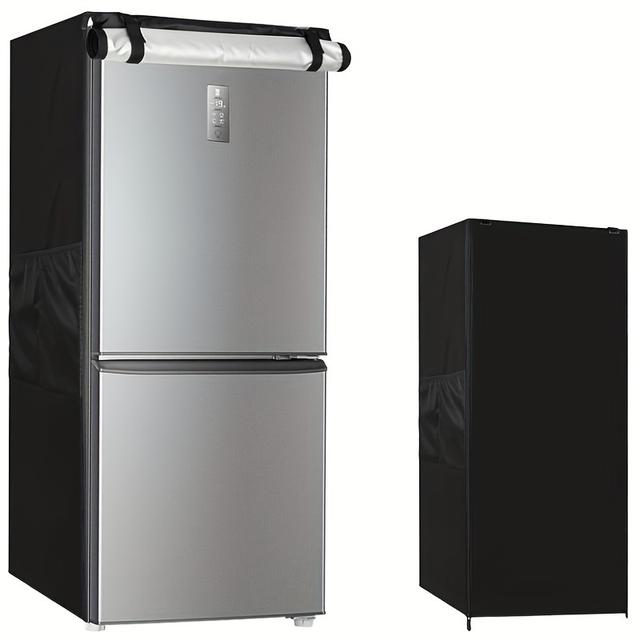 TEMU Outdoor Refrigerator Cover For Upright Freezers Measuring 23 Inches Long, 23 Inches Wide, And 56 Inches High - Sun-resistant, Compatible With Most Freezers Ranging From 5 .5 Cubic Feet