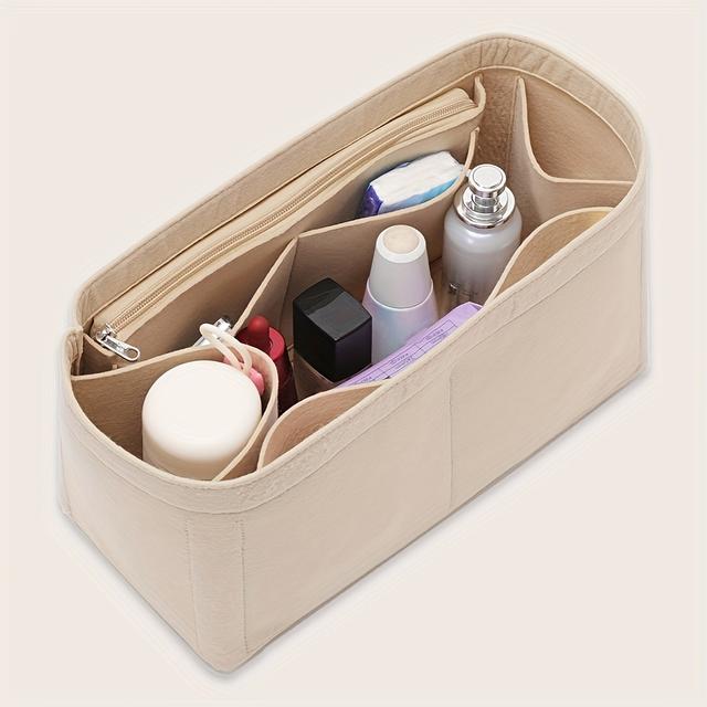 TEMU 1pc Portable Inner Bag, Liner Storage And Sorting Divider Bag, Perfect Storage Bag In Shoulder Bag