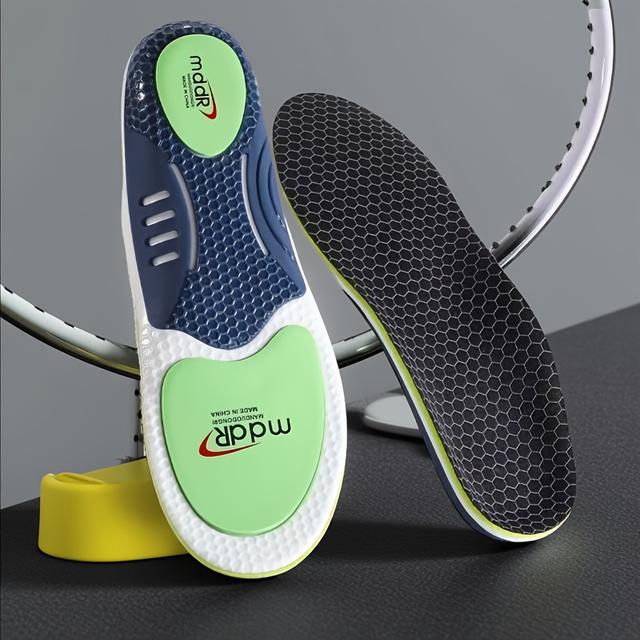 TEMU Tpu Arch Support Insoles, Silicone Fabric, Arch Support Insoles, Sweat-absorbent, Odor-resistant, Sweat-removing, Comfortable And Breathable, Shock-absorbing Pads