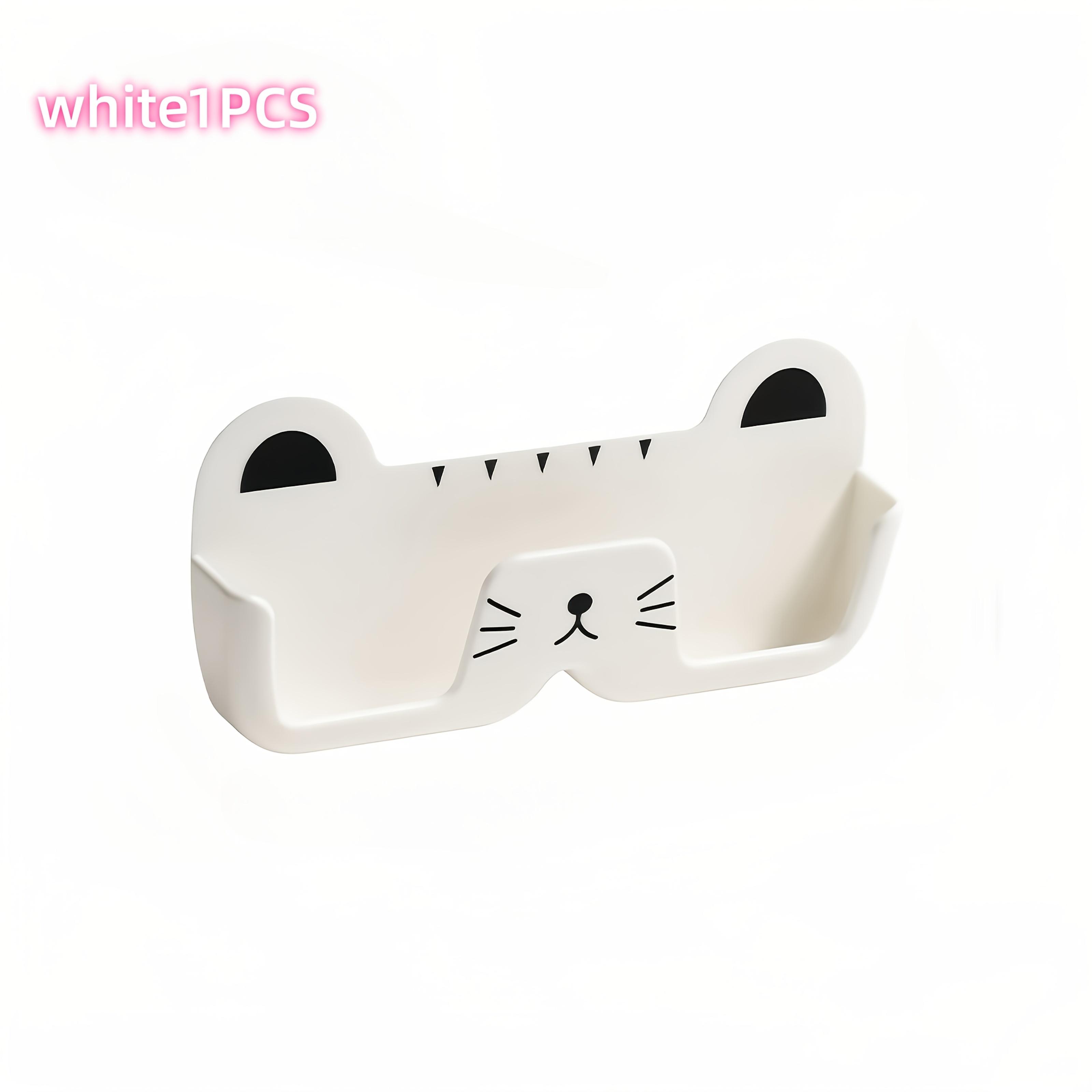 TEMU Wall-mounted Glasses Storage Box, Suitable For Bedside, Bathroom, Living Room, And Cabinet Use, Shelves