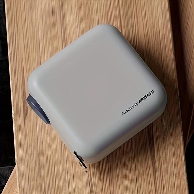 TEMU 1개 미니 고정밀 자체 잠금 스틸 줄자 - x 15mm, 튼튼한 ABS & 스틸, 읽기 쉬운 회색과 파란색 잠금 메커니즘, 집 & 사무실 디자인 개조용 컴팩트|줄자