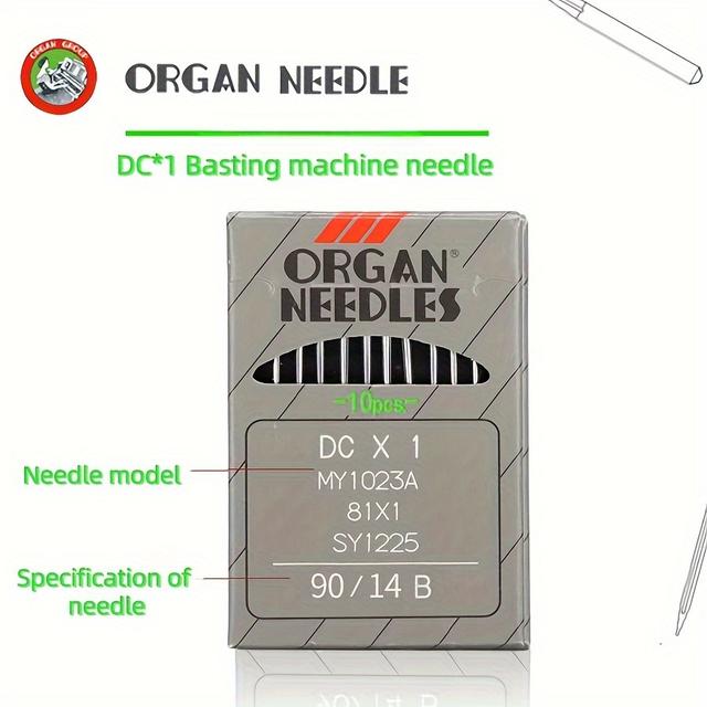 TEMU A Set Of 10 Industrial Sewing Machine Needles For Overlock Machines: *1 65/9b, *1 75/11b, *1 90/14b, *1 /16b, *1 110/18b