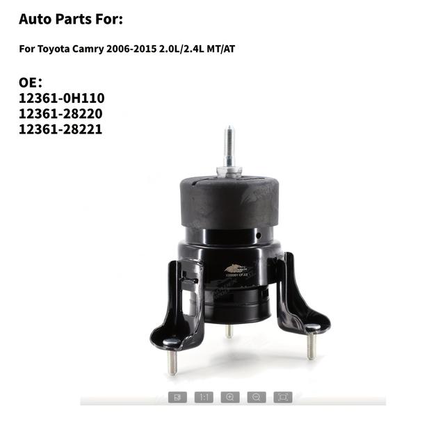 TEMU مكونات لطرازات كامري من عام 2006 إلى 2015 مع محركات سعة 2.0 لتر أو 2.4 لتر، بما في ذلك دعامات محرك الناقل اليدوي والهندسي.