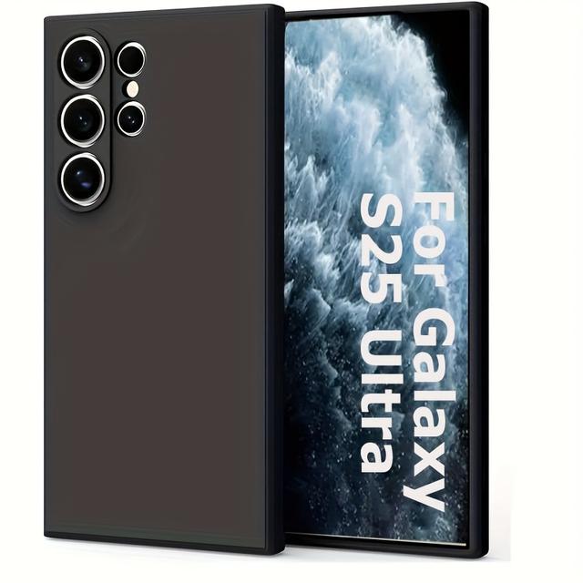 TEMU New Compatible With S25 Ultra Phone Case - Full , Counter-fall, And Supports Wireless Charging Accessories, Great Valentine's Day And New Year's Gift For !