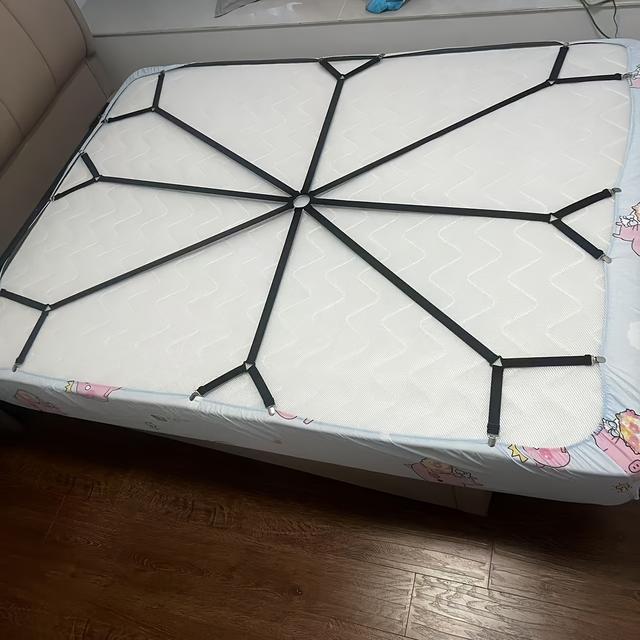 TEMU 8 Branches 16 Clip Sheet Fixture Adjustable Elastic Sheet Anti-slip Sheet Fastener Sheet