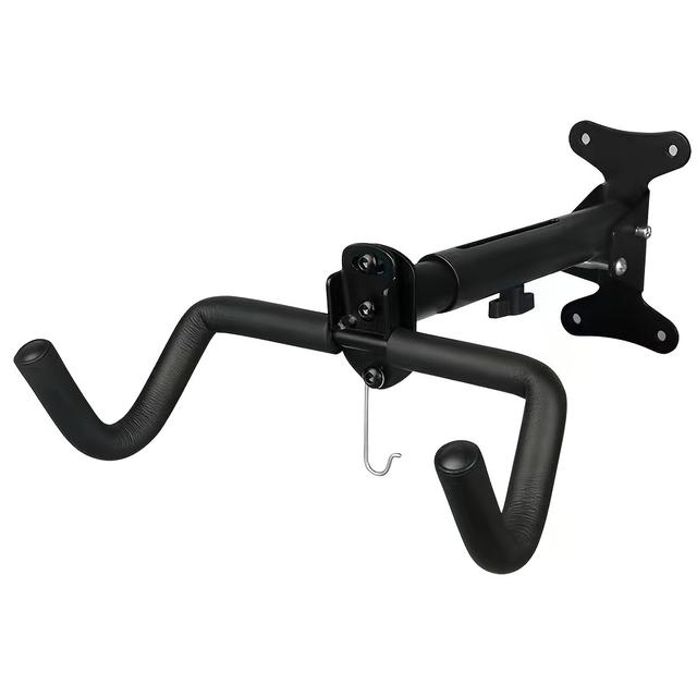 TEMU Mountain Bike Wall-mounted Rack, Adjustable Angle Hooks For Hanging Bicycles, Display Rack For Road Bikes