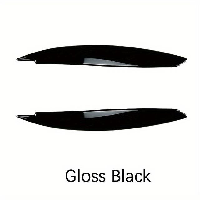 TEMU Passend für BMW 1er Serie E81 E82 E87 E88 2008-2013 Frontscheinwerfer Augenbraue Autoaufkleber Außendekoration