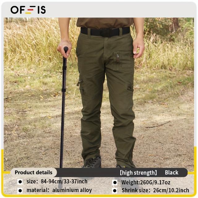 TEMU Skládací Trekové Hole - Okamžité Rozložení, Skládání za Tři Sekundy