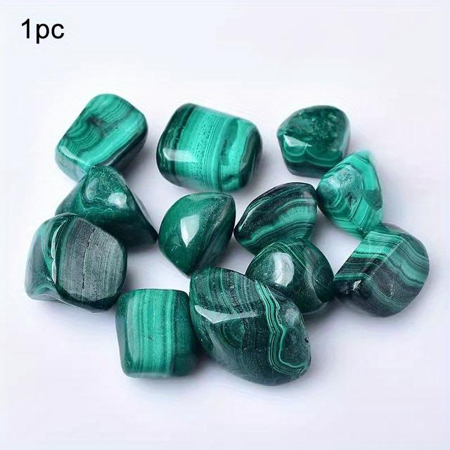 TEMU 1pz Malachite Naturale Qualità - Forma Irregolare - per Creazione di Gioielli e Decorazioni - Pietra Sciolta da