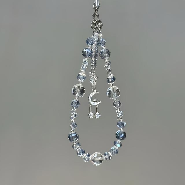 TEMU 1pc Of Luxurious Exquisite Rhinestone Crystal Phone Charm, Ccd Lanyard, Surprise Or Birthday Gift For Her