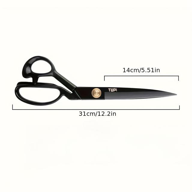 TEMU Professional Tailoring Scissors 10"/12" Heavy-duty Cutting Scissors For Fabric, Leather Industrial Precision Sewing Scissors For Home Tailoring
