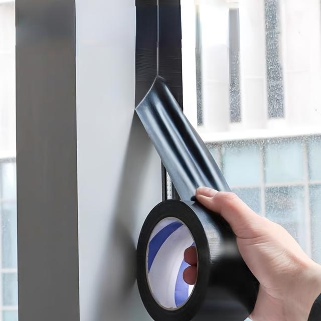 TEMU 787.4 Inches Of Ultra-strong Tape - Versatile For Carpets, Floors, And Repairs, Residue-free, Uv Resistant, Suitable For Indoor/outdoor Use, Black With , Made Of Pvc, Strong Adhesive Tape