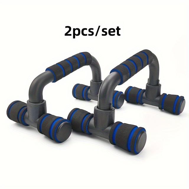 TEMU 2pcs/set Random Color H-shaped Push-up Stand Training Board For Men To Train Abdominals And Chest Muscles, Home Fitness, Without Battery
