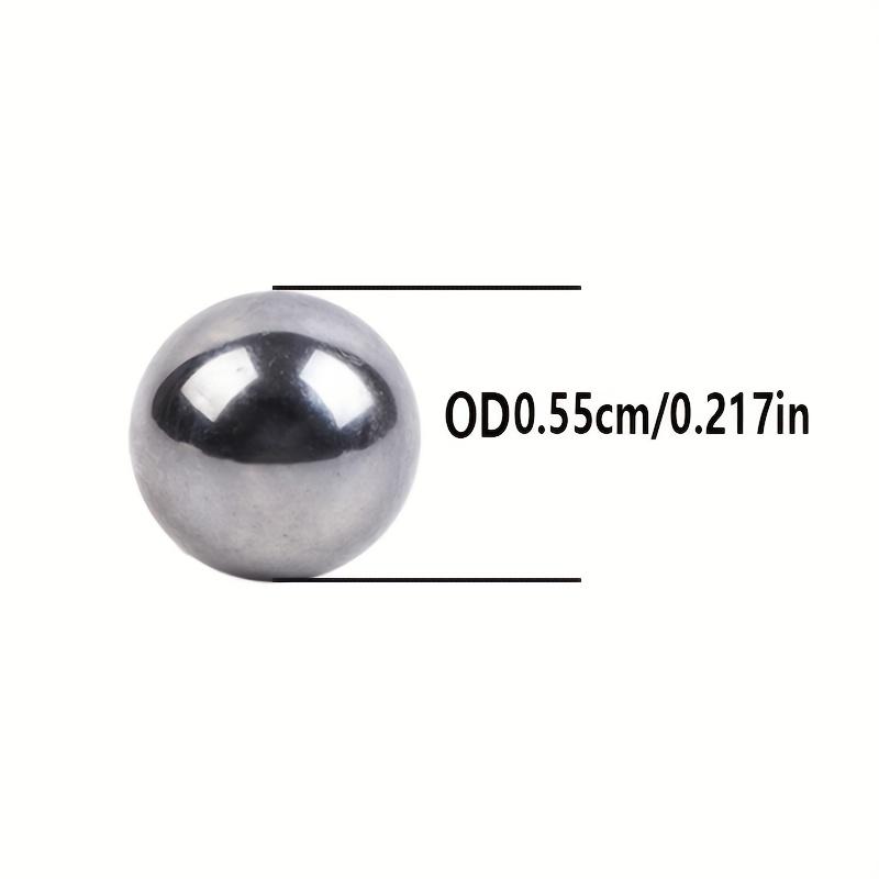 TEMU 100 High Carbon Steel Balls, Diameter 3.5-4.5mm, Polished, Smooth Solid, For Fans, Pens, Industrial Materials, Bearings, Replacement Parts, Accessories