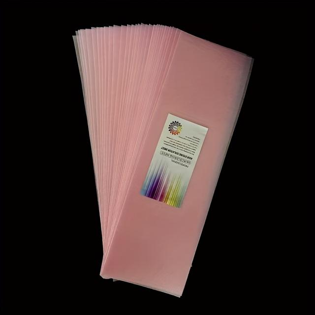 TEMU Hajfesték Készlet - Professzionális Festőpapír Élénk Színekben és Elválasztó Csíkokkal, Szalonminőségű Hajformázáshoz Tervezve