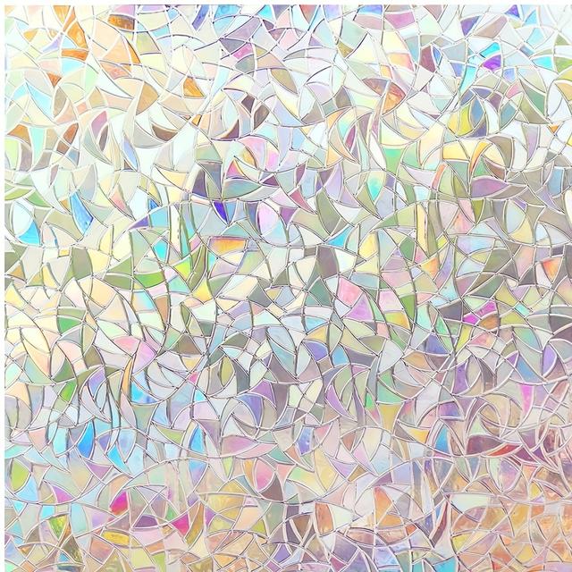 TEMU 1 рулон декоративної плівки для скла вікна, статична плівка для скла, плівка для конфіденційності вікна, статичний наклейка на вікно для декорування дому