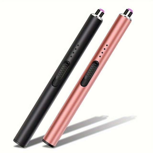 TEMU 2 Pack Electric Candle Lighter Long Lighter Candle Lighter Kitchen Stove Lighter