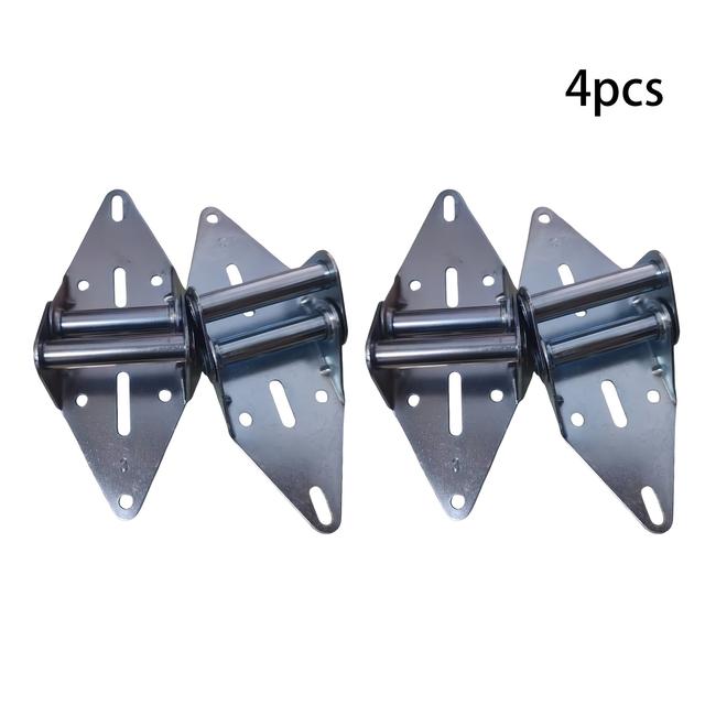 TEMU Set Of 4 Door Hinge Bracket Shaft Plates For Roller Shutter Doors, Compatible Flip Hinges For Garage Doors