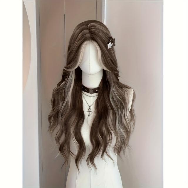 TEMU 이 28인치 프로틴 레이스 가발은 여성에게 특별히 디자인되었습니다. 섬유 재질로 제작되었으며, 일상복으로 적합하며 자연스럽고 아름답게 보입니다. 축제 행사에 완벽합니다.