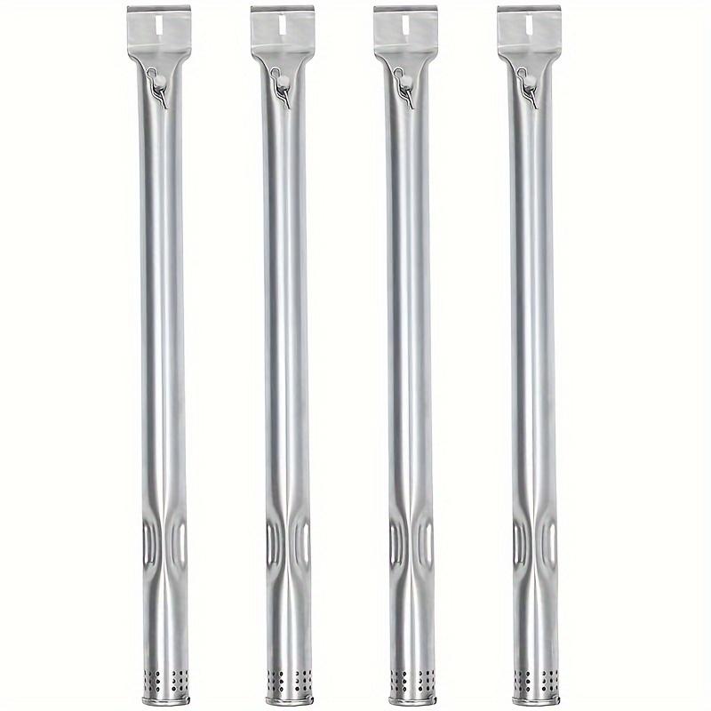 TEMU 4pcs Grill Burner Tubes Bbq-element Tube Replacements Gas Grill Burner Tubes Burner Plate Parts Gas Heating