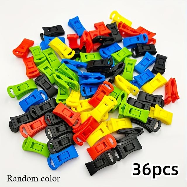 TEMU 18/36 Stück Socken-Trockenklammern, Sockenhalter, Kleine Sockenaufbewahrungsklammern, Hängende Fotoaufbewahrungs- Anzeigeklammern, Schlafzimmer- Bürozubehör, Wäscheklammern