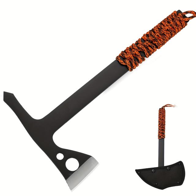 TEMU 1pc High Hardness Stainless Steel Knife, Suitable For Camping, Fishing, Mountaineering, Hiking Tool,