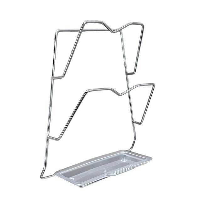 TEMU 1pc Hanging Pot Lid Holders, Multifunctional Pot And Lid Rack Wall-mounted Storage Rack, Cutting Board Storage Rack,