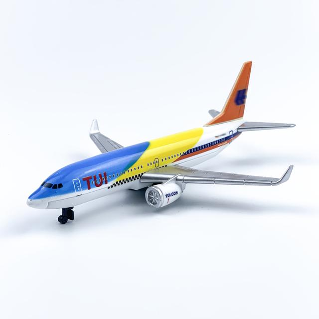 TEMU A Colorful Tui Airplane Model, A Wheeled Alloy Aircraft Model, Perfect For Desktop Display And A Great Addition For Aviation Enthusiasts' Collections