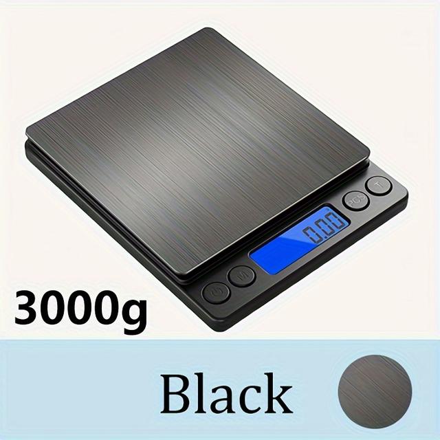 TEMU ميزان إلكتروني صغير الحجم لقياسات دقيقة، مناسب للاستخدام في المطبخ، ووزن الطعام والأعشاب في المنزل