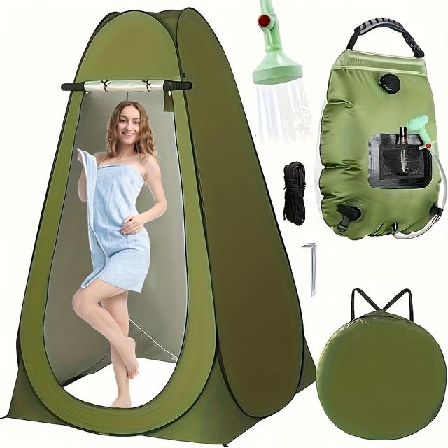 TEMU Familien- und -Duschset für den Außenbereich: Vielseitiges Design zur Bewältigung von Notfällen und Duschbedürfnissen im Freien! Persönliche für den Außenbereich