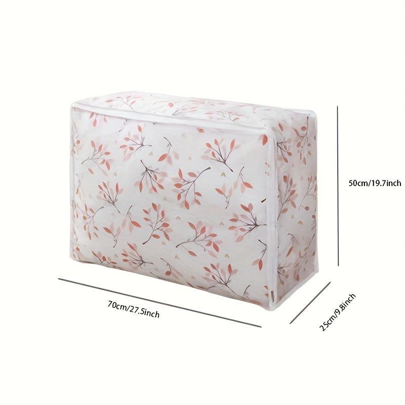 TEMU 1pc Pattern Quilt Storage Bag, Large Capacity Moisture-proof And Organizer For Clothes And Bedding, Multipurpose Household Use, Under-bed Storage
