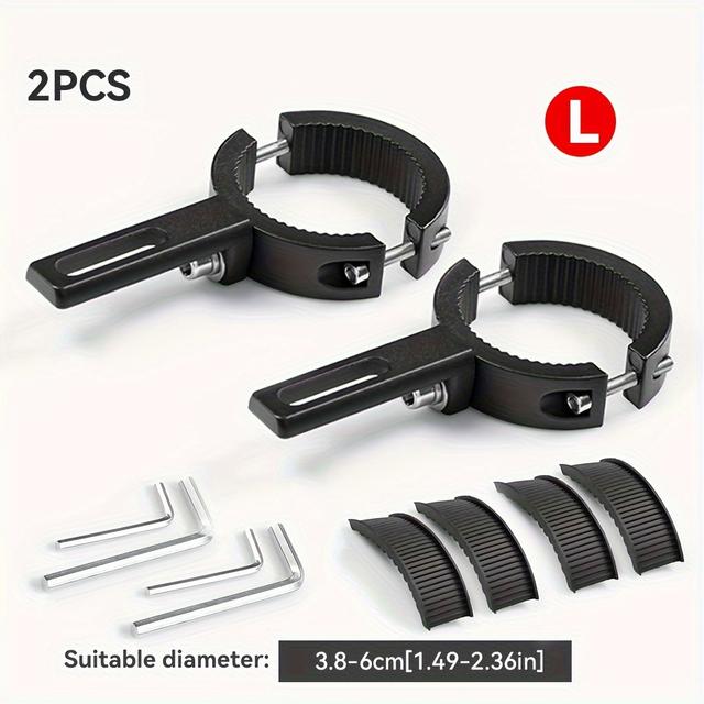 TEMU Motorcycle Headlight Spotlight Mount Universal Motorcycle Fog Light Bracket Headlamp Holder Motorcycles Accessories