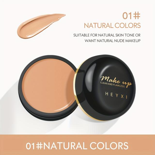 TEMU Vollabdeckender Gesichts-Concealer für makellose Haut – Langanhaltend, verdeckt Tattoos, natürliches Finish, geeignet für alle Hauttypen, mehrfarbige Creme-