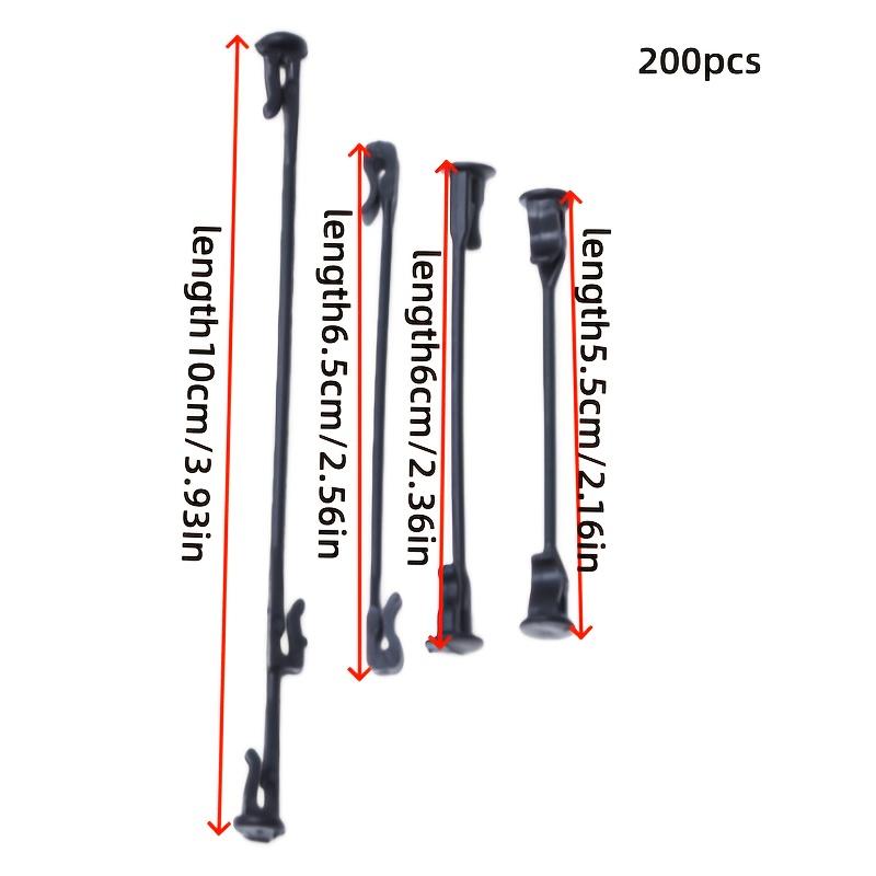 TEMU Plant Vine Fixing Clips — Kiwi And Grape Branch Tying Clips, Fruit And Flower Positioning Hooks, Greenhouse Gardening Agricultural Tools