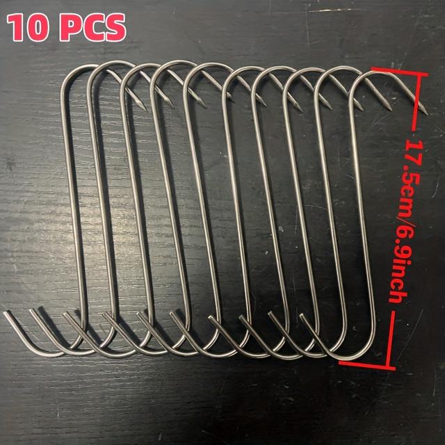 TEMU Háčky na zavěšení masa pro venkovní vaření, příslušenství a grilovací náčiní