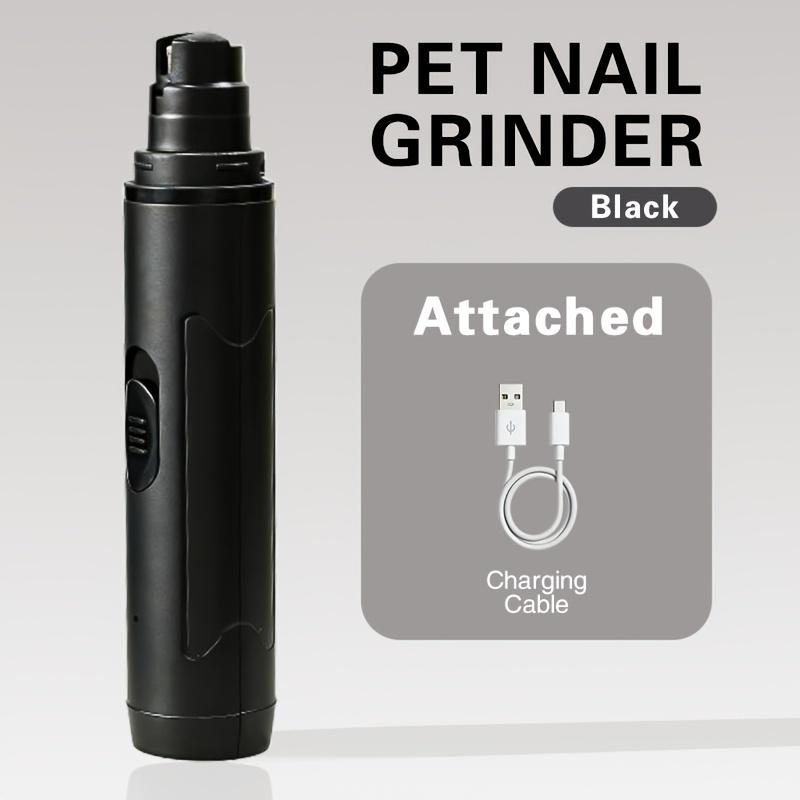 TEMU Pet Nail Sharpener: Quiet, Noise-, Usb Charging, Suitable For Medium-sized Pets, Dog Nail Care, Durable Plastic Body