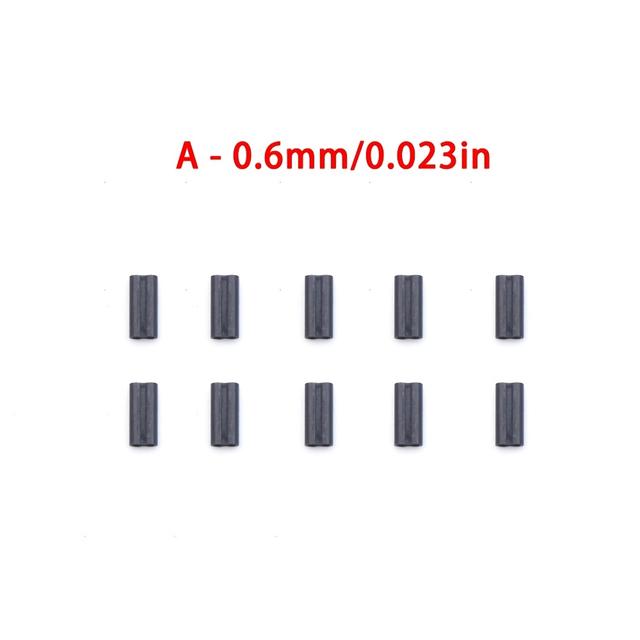 TEMU 25szt. Krimpówki do Karpiowego Rybołówstwa do Chodowych Akcesoriów Karpiowych, Fluorokarbonowa Żyłka, Krimpowanie Rurki Terminalowej