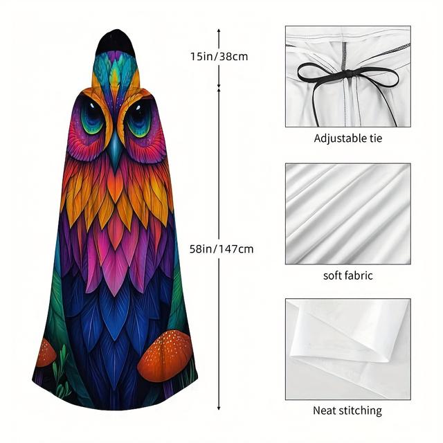 TEMU Una bata colorida y llamativa con temática de que estilo, para fiestas de disfraces y ocasiones festivas