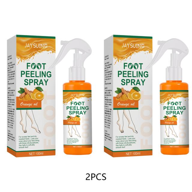 TEMU Köp en, få en – Fotvårdsspray förhårdnader, mild rengöring & -irriterande, djupfuktgivande & närande, hand- och fotvård, julklapp, Halloween, höst & vinter, 2 flaskor 200ml