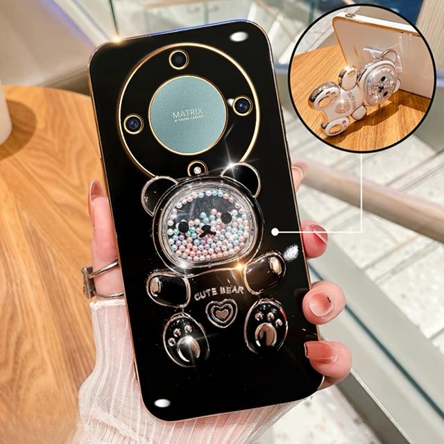 TEMU Funda para Teléfono - Adorable Funda Suave con Diseño de Oso, Diseñada para Varios Modelos Honor, Incluyendo X9-5G, Lite y Otros