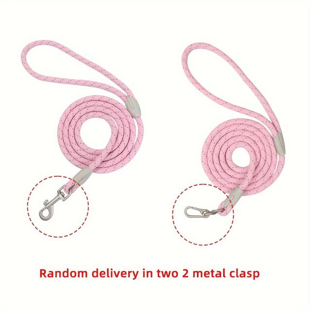 TEMU 1pc Reflective Adjustable Pet Leash For Outdoor Small, Medium And Large Dogs Accessories #king's Day