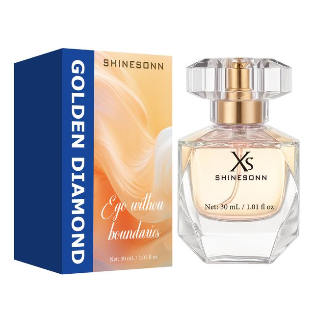 TEMU Жіноча парфумерія SHINESONN Golden Diamond, 30 мл (1.01 fl oz) Eau de Toilette, елегантний розкішний для неї, без , , натуральна , подарунок на свято, рідка , підходить для щоденного використання