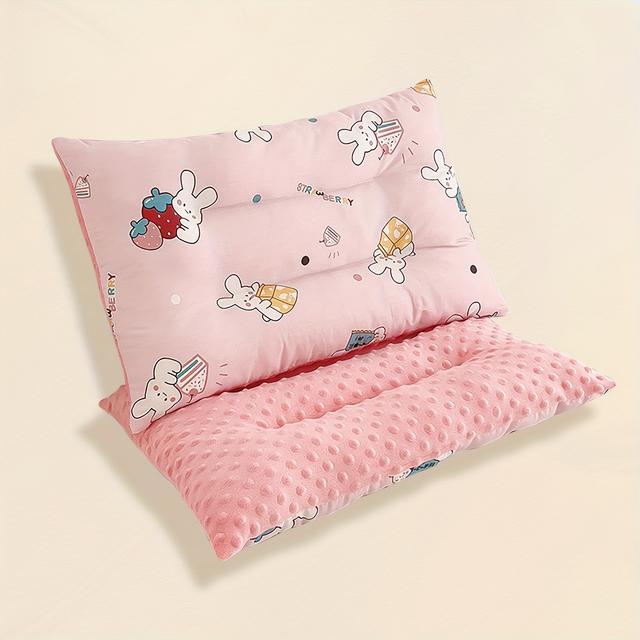 TEMU Wendbares Kissen mit süßem Cartoon-Design, 11x18 - Hypoallergene Polyesterfüllung, Perfekt für Weihnachts-, Neujahrs- & -Geschenke