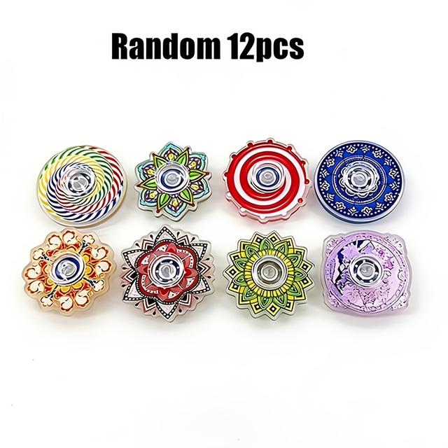 TEMU Sada 12 fidget spinnerů, vhodné pro dospělé i teenagery, pro hromadné dárky, ceny na párty, odměny do třídy a výplně dárkových tašek na Halloween, Den díkůvzdání, Vánoce a Velikonoce