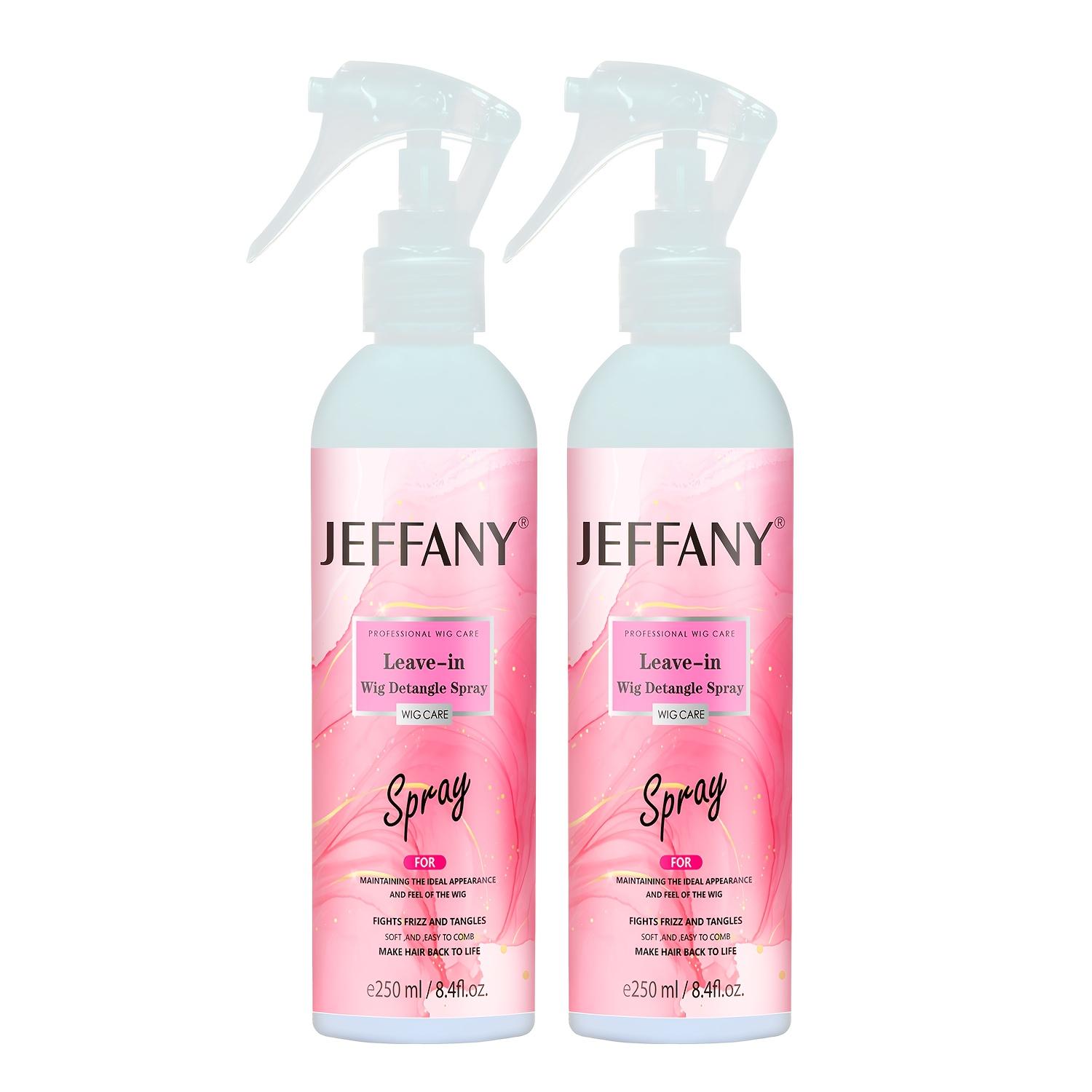 TEMU 2 Bottles - Wig Detangling Spray, Professional Wig Care, Wig Softening Spray, Wig Care Gloss Spray, Enriched With Biotin, Argan Oil, Rosemary Oil, Coconut Oil, 250ml/8.4fl.oz