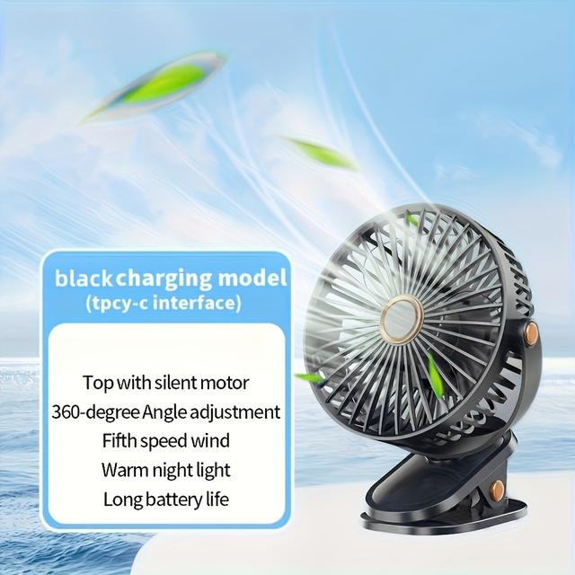 TEMU This Vertical Fan Mounted Or Hung, Designed For Indoor Air Circulation. It Features Clip-on Design, Adjustable , Variable Wind , And Operates While Strong Airflow