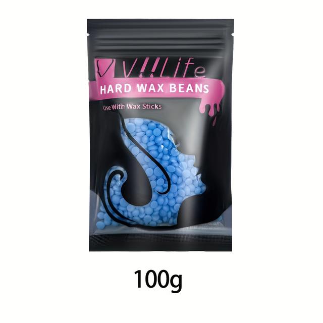 TEMU 50g/100g Painless Hair Removal Wax Beans - Long-lasting Smoothness For Body, Face, Brazilian & Legs - Kit - Suits